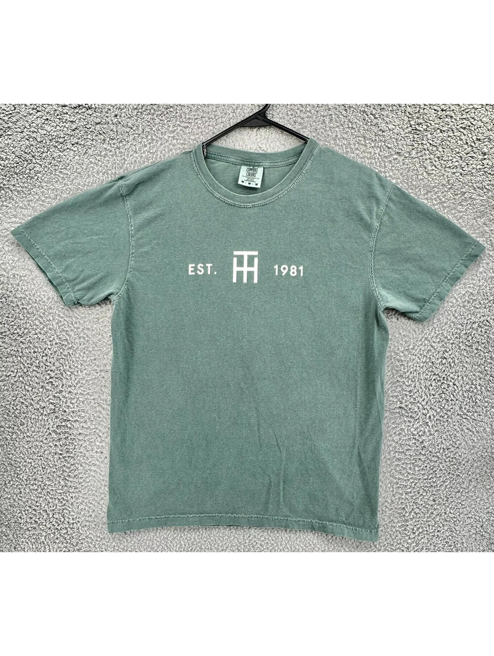 Thompson Hanson Farms Nursery Texas T-Shirt Size M Green EST. 1981 Logo